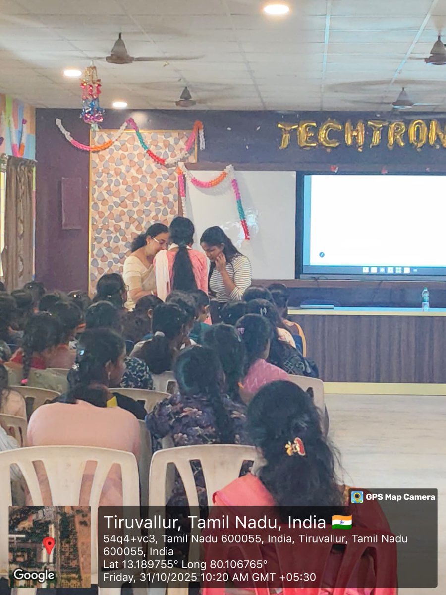 VelMultitech99's tweet image. The Department of CSE organized a seminar on “Unlocking Communication: Active Listening and Speaking Strategies” for first-year students. Dr. Divya John from SSN College of Engineering shared valuable insights to help students enhance their communication skills. #VelTechMultiTech