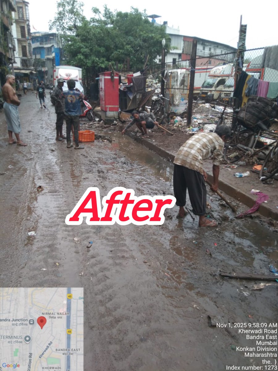 aryan74159's tweet photo. आज *Adv Supriya Pathak* यांनी प्रभाग ९५ मध्ये नागरिकांच्या तक्रार नुसार bmc मार्फत करून घेतलेली कामे…. https://t.co/j37LS3L5UV