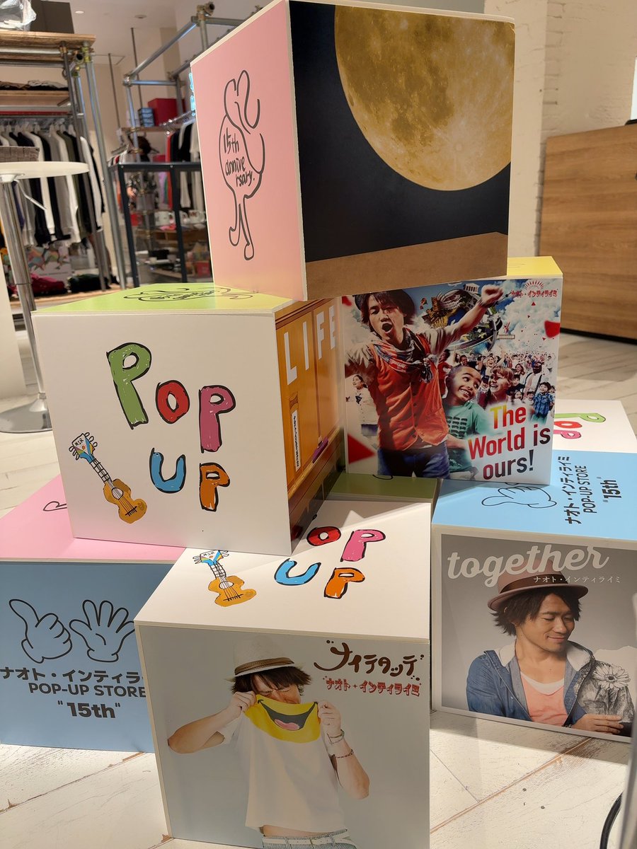 ナオト・インティライミ 15周年 ポップアップ会場限定 ヴィンテージT