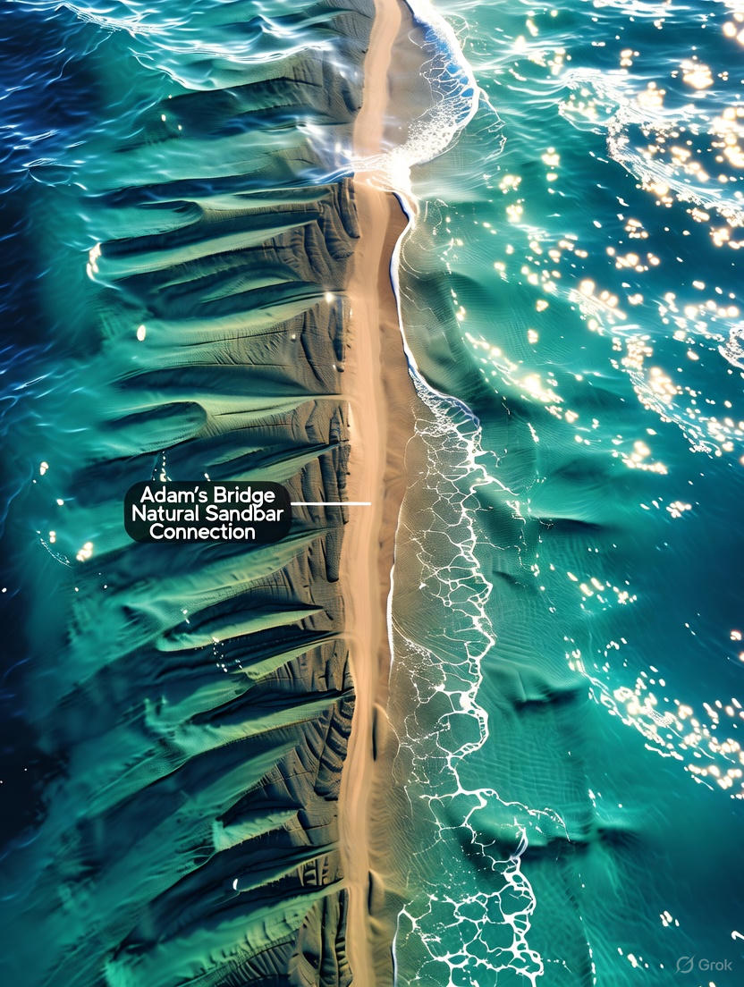 msbabu_x's tweet photo. 🌊 Adam’s Bridge — a natural geological connection, not a man-made miracle.
Let truth rise from the depths,
for even the sea holds its own history.
#AdamsBridge #TruthRevealed #NatureSpeaks #ScienceAndFaith #IndianOcean https://t.co/QJVi5snbop