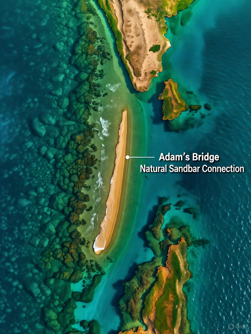 msbabu_x's tweet photo. 🌊 Adam’s Bridge — a natural geological connection, not a man-made miracle.
Let truth rise from the depths,
for even the sea holds its own history.
#AdamsBridge #TruthRevealed #NatureSpeaks #ScienceAndFaith #IndianOcean https://t.co/QJVi5snbop