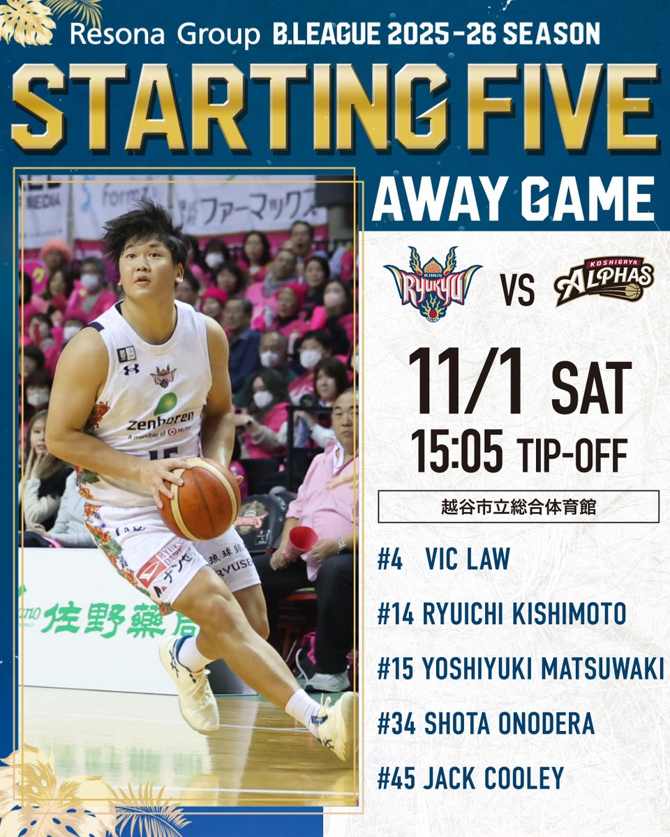 琉球ゴールデンキングス GAME SHOTS 4/12(土),13(日) vs 仙台89ERS