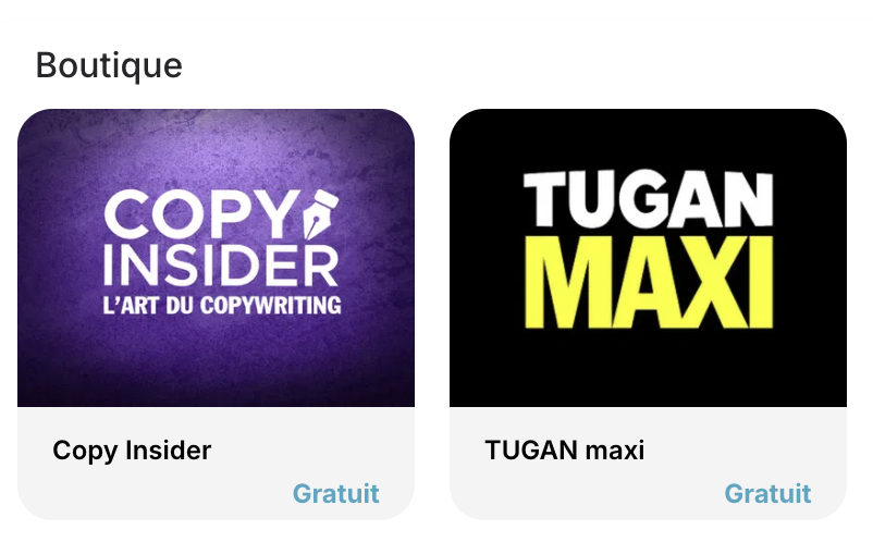 Voici un accès gratuit à 5 ans de contenus, formations, lives marketing.

Pas mal de sujets ont mal vieilli. C'est un peu long ... et un peu chaotique. Il reste encore des archives (notamment de 2019 et 2020) qui ne sont pas publiées. Idem pour la transcription de certains cours