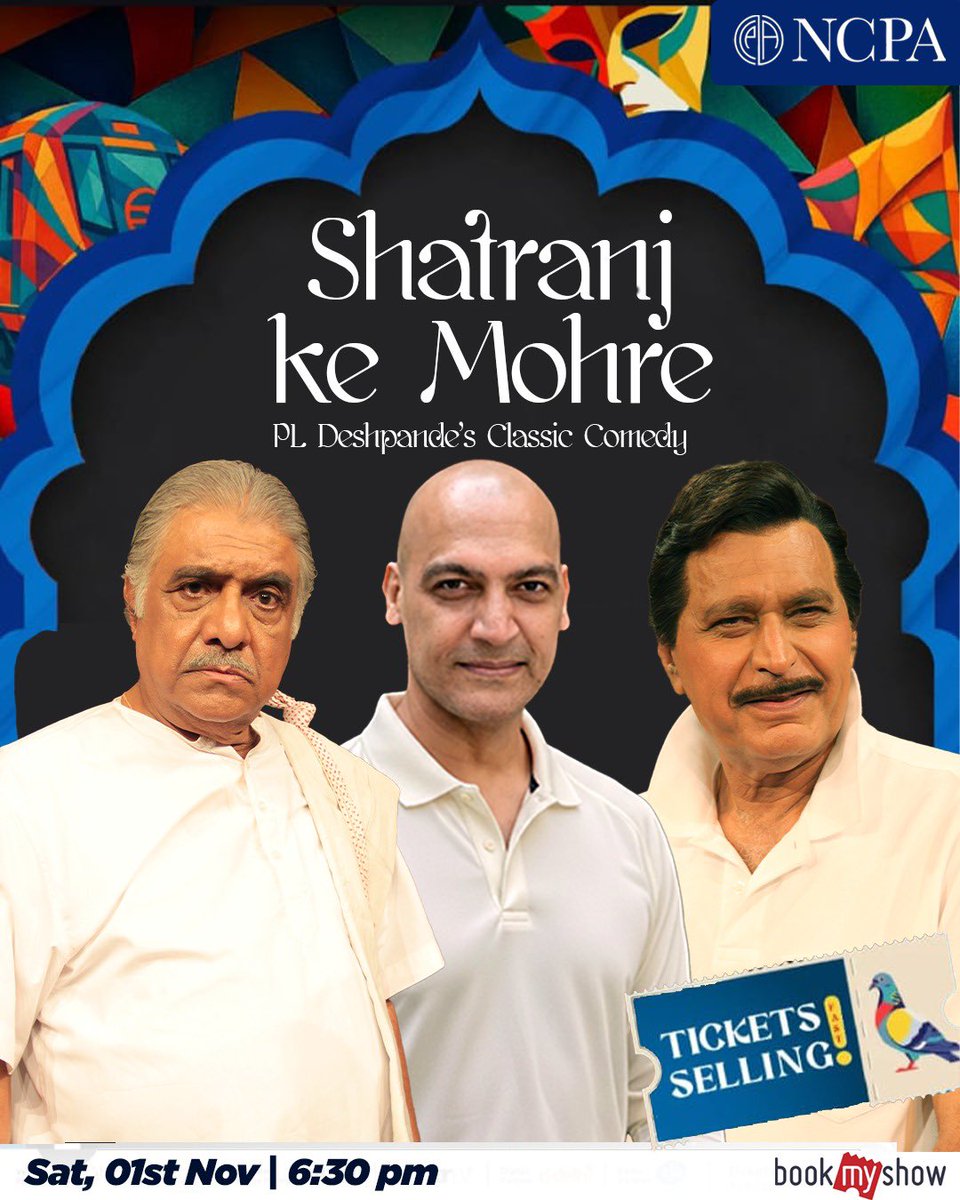 Let’s find out who’ll be the catalyst bridging generational gap btwn the *GenZ* and the GenY,X, Boomers &amp; the silent generation? 
Proudly associated with ‘SATRANJ KE MOHRE’. 
NCPA,6.15pm,1/11/25. 
IVF joint initiative with SoBo ThinkTank, H.R.Alumni, Churchgate to CP Resi Grp.