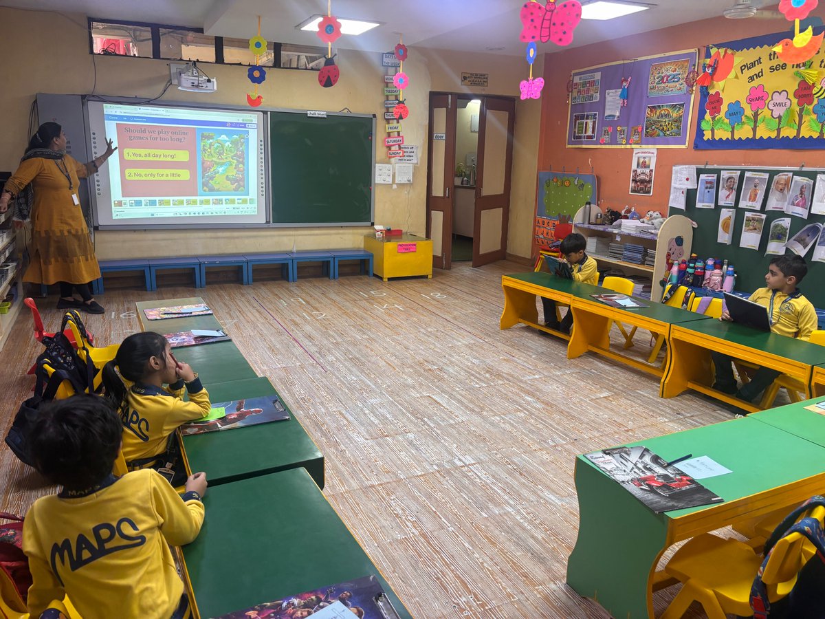 mapsavschool's tweet image. Our Montessori 2 students aced the &quot;Computricks- quiz competition! They showcased their knowledge of computer basics, social media &amp;amp; cyber safety #Mont2 #ComputerQuiz #TechTitans #CyberSafety #DigitalNatives #FutureTechLeaders @mapsavschool