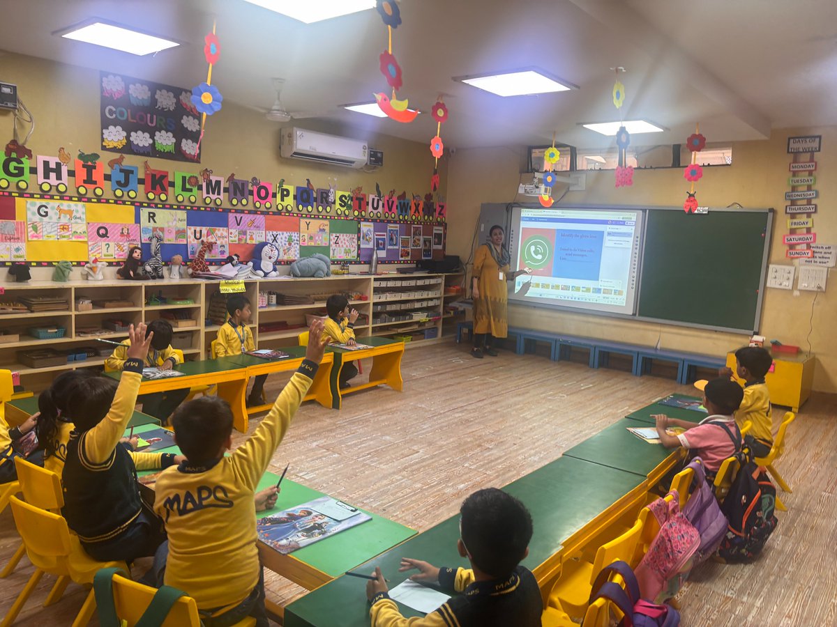 mapsavschool's tweet image. Our Montessori 2 students aced the &quot;Computricks- quiz competition! They showcased their knowledge of computer basics, social media &amp;amp; cyber safety #Mont2 #ComputerQuiz #TechTitans #CyberSafety #DigitalNatives #FutureTechLeaders @mapsavschool