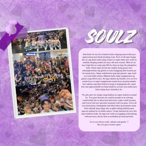 jluv4leo_'s tweet photo. To my fave fandom @soulzofficial__ mahal ko kayo sobra 

GENZIX ANN1VERSARY 
#OurSOULzWithGENZIX
#1YearWithGENZIX
#GenZix #Soulz https://t.co/oYaH7VQdmK