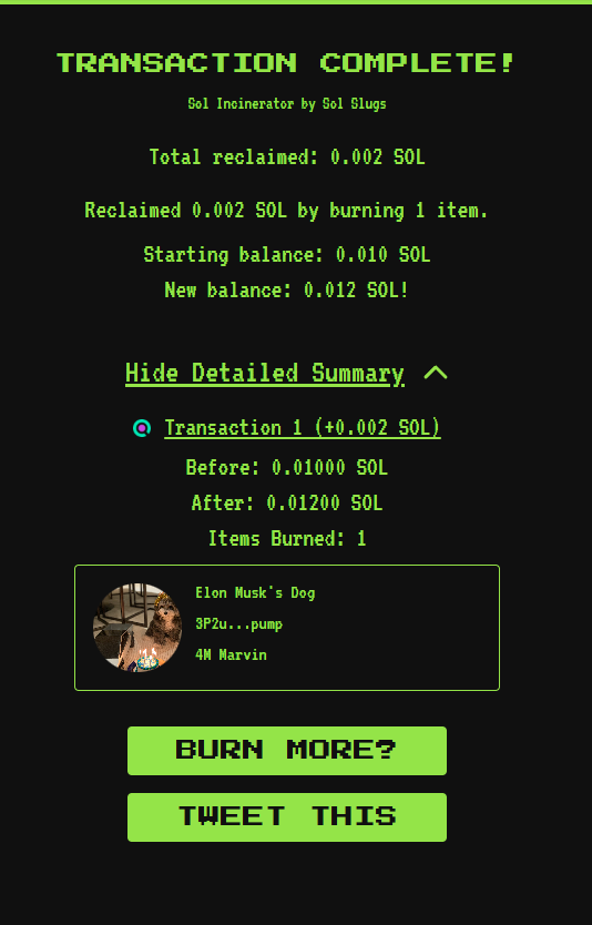 4.2m token of $MARVIN have been burned from the dev wallet buying back.

Happy birthday $MARVIN!