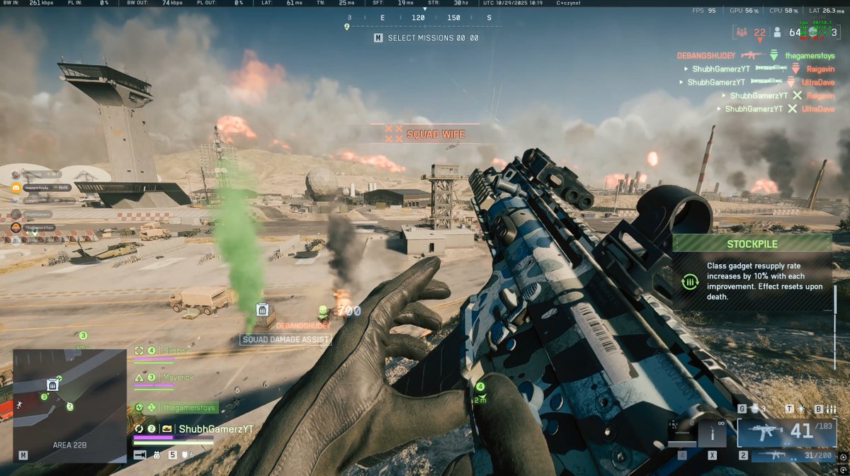 ShubhGamerz's tweet image. Its been 60+ hours with BF6.
I must say best Experience I had in many years.
Multiplayer Need some Bigger maps fr..
BR Mode is just perfect for me. Not so slow Not so Fast
Have some CODES drop a like and retweet for Support💖🤝
What's your Experience lemme know 👇
#Battlefield