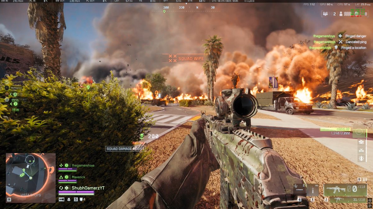 ShubhGamerz's tweet image. Its been 60+ hours with BF6.
I must say best Experience I had in many years.
Multiplayer Need some Bigger maps fr..
BR Mode is just perfect for me. Not so slow Not so Fast
Have some CODES drop a like and retweet for Support💖🤝
What's your Experience lemme know 👇
#Battlefield