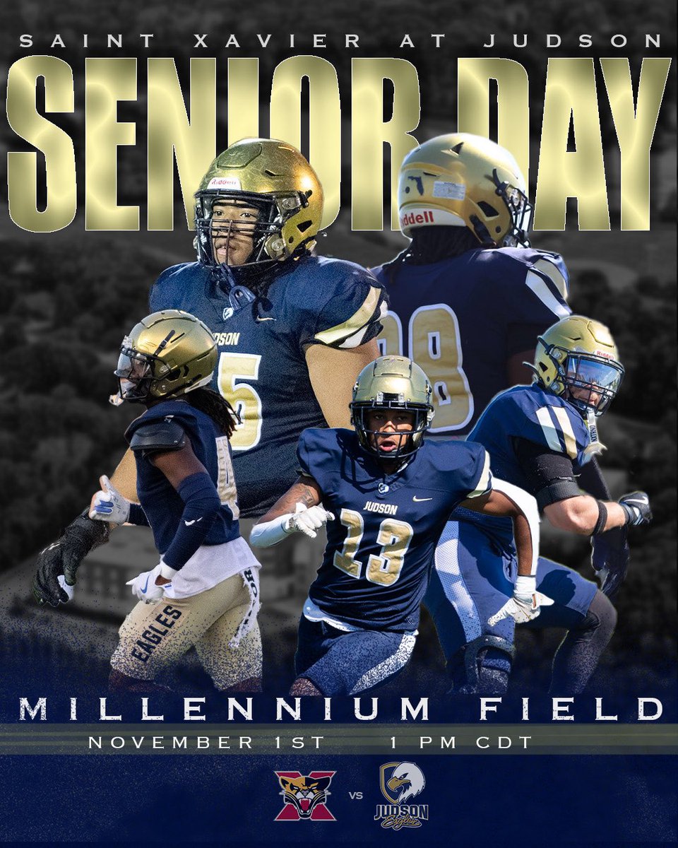 JudsonUfootball's tweet image. 🚨SENIOR DAY🚨
🆚 Saint Xavier 
🗓️ November 1 
⏰ 1 PM CDT 
📍 Millennium Field, HOME
