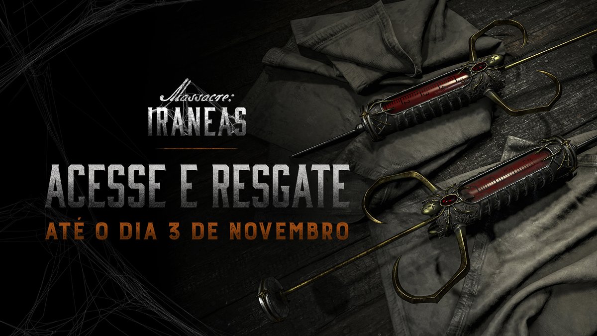 Vocês merecem, Caçadores!

Não se esqueçam de resgatar suas Injeções de Vitalidade e todos os espólios da primeira etapa antes que eles desapareçam no pântano.

Vocês têm até 3 de novembro.

Resgate aqui: huntshowdown.com/community/bloo…