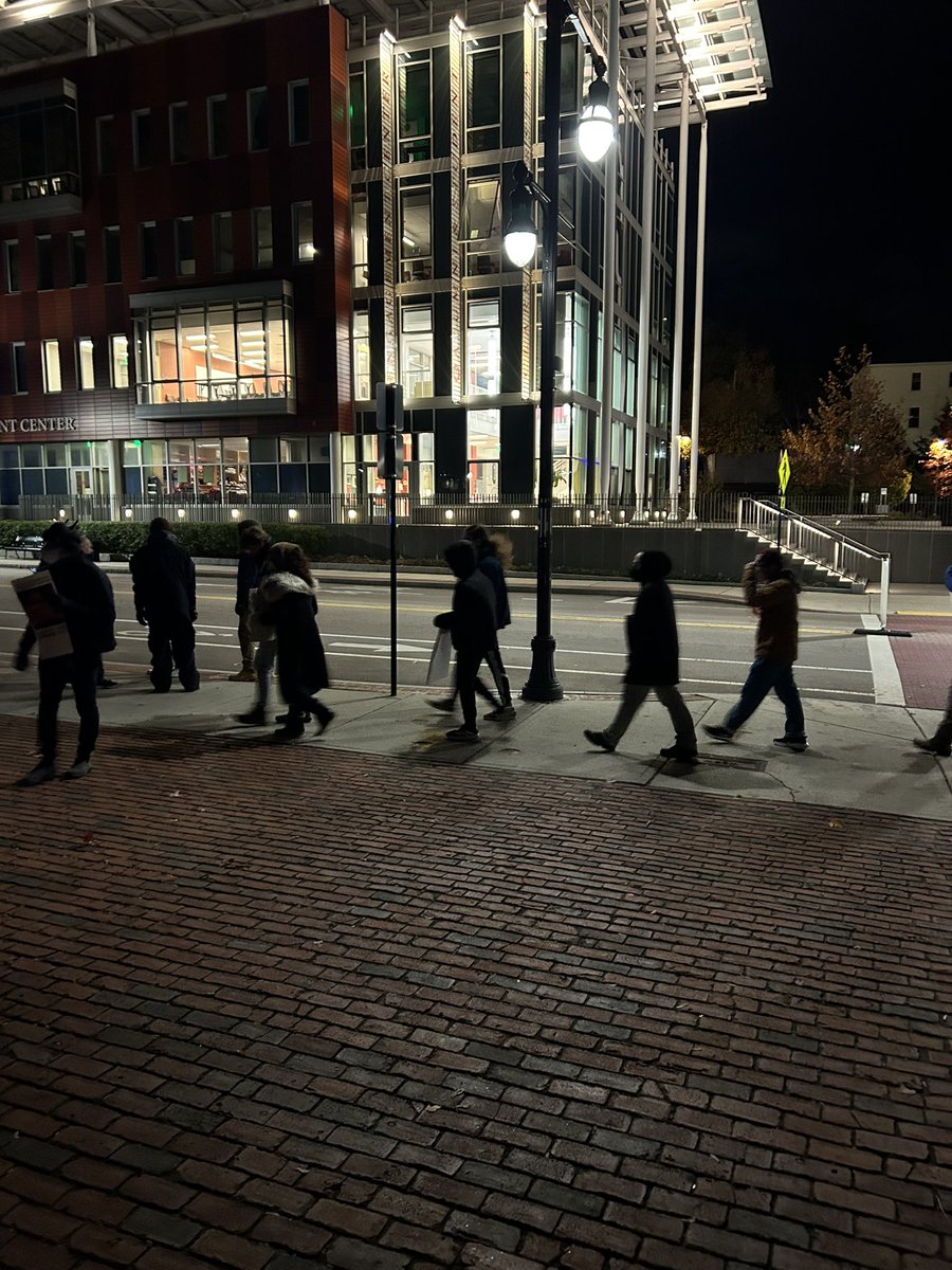 With <a href="/CUGWU_Teamsters/">ClarkU Graduate Workers United (CUGWU) - Teamsters</a>’ contract expiring the night of Halloween and the administration refusing to give a reasonable offer, Clark grad workers are taking strike action! Working Mass is outside Clark University’s gates in Worcester, MA, where picketing began at midnight