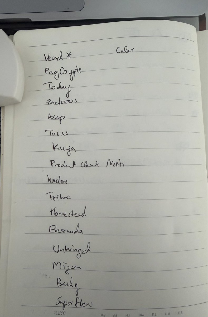 Had gone through a lot of base batches 002 submissions, if not all.

And wrote down a couple of my fav ones.

And of all I liked <a href="/vend_money/">Vend.Money (💵, 🤖)</a> the most, hope they execute it well.