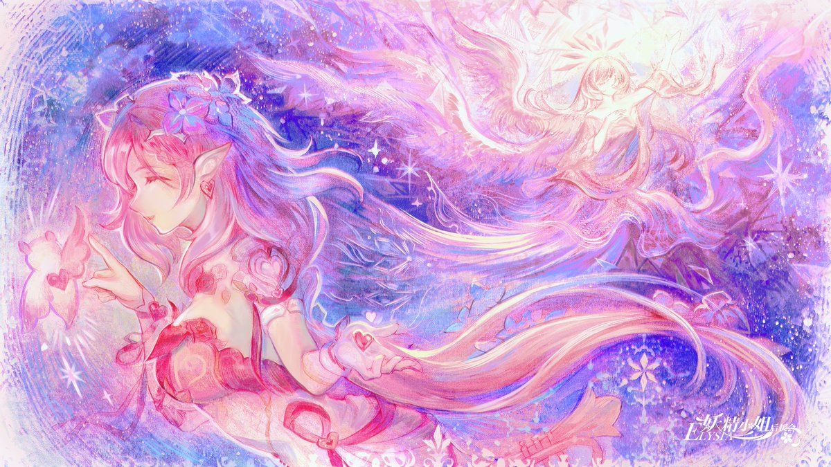 Sangsha0203's tweet photo. ＃Elysia Under the shimmering starlight, the maiden bends down to listen to every wish.
Countdown: 11 days until the launch of Elysia's online birthday party.
November 11th, 8:00PM (UTC+8)—live on Bilibili!
Art by：羊肉馍馍 https://t.co/H6gt1kTJRr