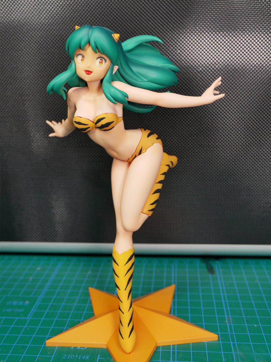 megpoid1119's tweet photo. PLAMAXのラムちゃん完成したー
半年かかりました（）

イエサブのコンテスト連れていきます https://t.co/sBDqSUWaiz