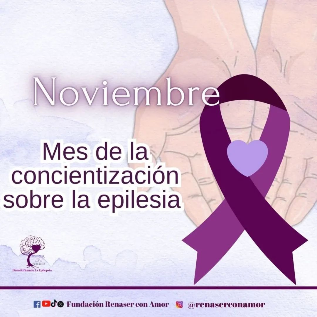 Renaserconamor's tweet photo. Mes de la Concientización de la Epilepsia se conmemora anualmente en el mes de noviembre  con el objetivo de educar a la sociedad, reducir el estigma asociado a esta condición neurológica y promover la inclusión de las personas que la padecen   #mesdeconcientizaciondelaepilepsia https://t.co/7E9KVQJvoy