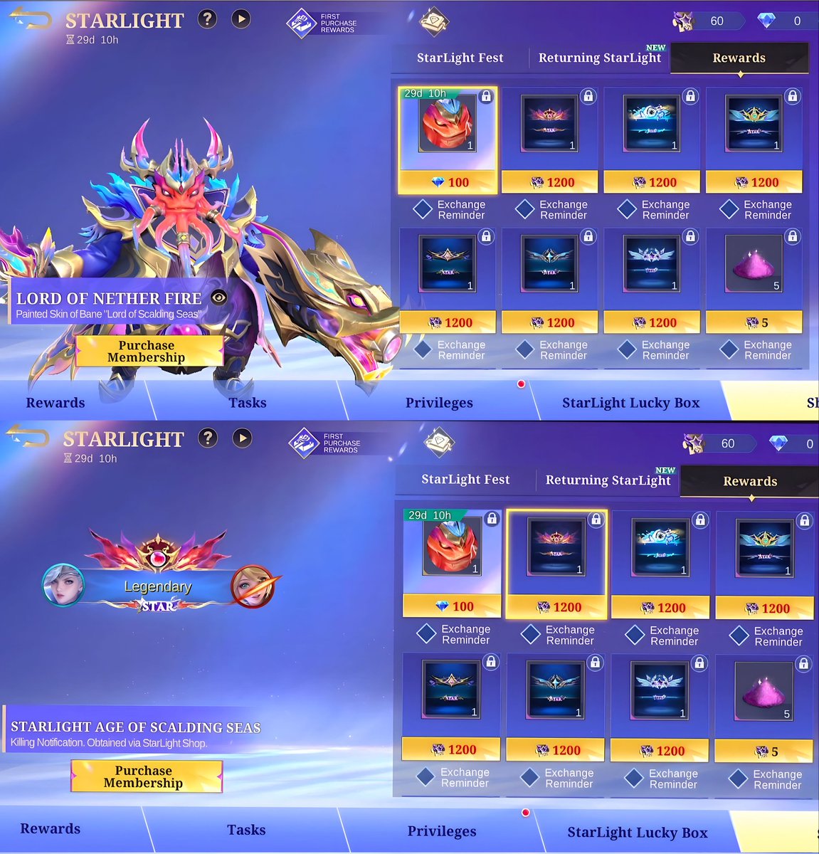 Bane Killing Notification Effect &amp; 100 💎 Painted Skin
> Available Later
> Server Time 4:00P.M GMT+8