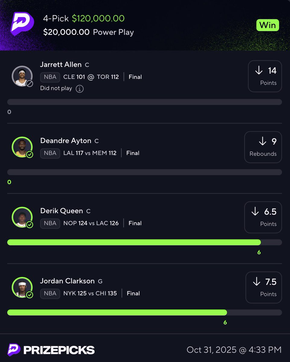 cdl_aim's tweet image. $750 TO 7 PEOPLE WHO LIKES + RTs❤️🤑

PREMIUM CASHED 2, PRIZEPICKS 4 MAN NUKES FOR $170k🧘🏽‍♂️💰

WE HAVEN’T MISSED A SLIP IN 12 DAYS😳

🚨𝟳𝟬% 𝗢𝗙𝗙 𝗣𝗥𝗘𝗠𝗜𝗨𝗠 𝗟𝗜𝗡𝗞
👉🏽fanbasis.com/cdl_aim

#GamblingTwitter #GamblingX #AimsHQ #GamblingCommunity #PrizePicks #prizepicksnba…