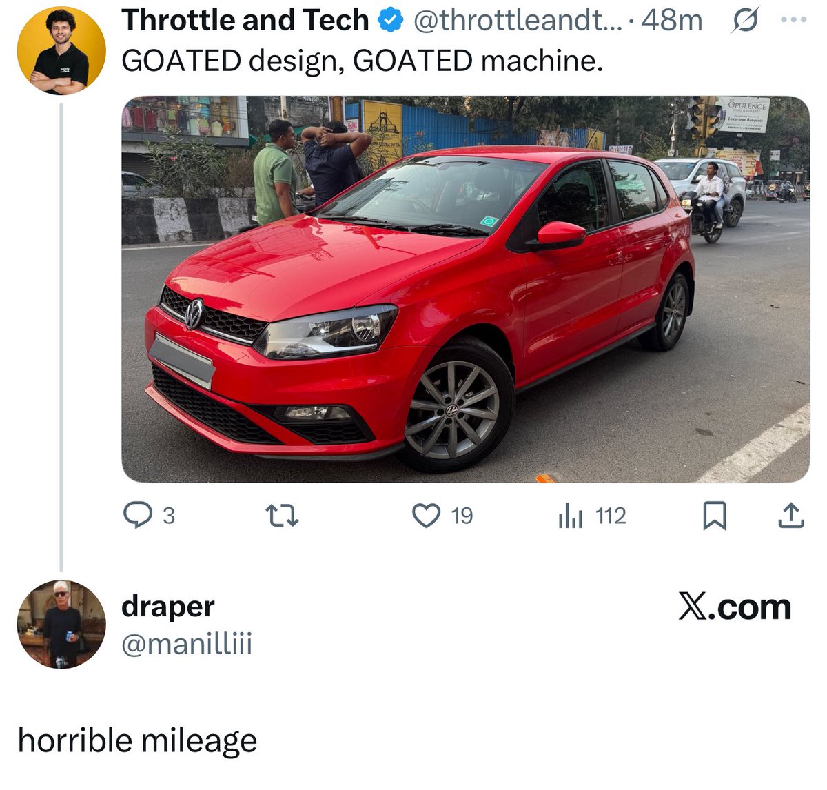 throttleandtech's tweet photo. Indian car scene in a nutshell. https://t.co/nLvweEFehJ