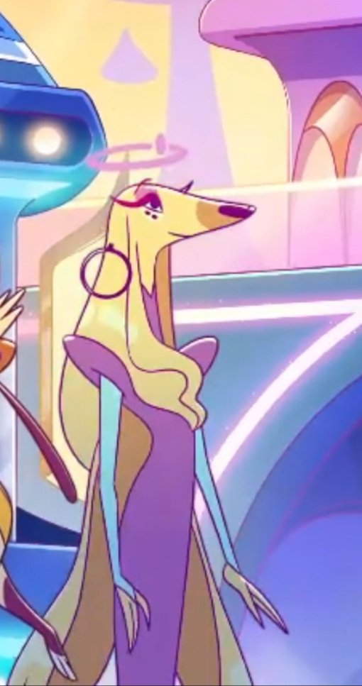 🐾 I love the angel designs in #HazbinHotel 💫
I drew this elegant background angel dog she doesn’t have an official name yet so I named her Seraphina Paws! Character belong to <a href="/VivziePop/">Vivienne Medrano 💖</a> and her amazing team just a fan name #HazbinHotelFanArt #HazbinHotelSeason2 #FanArtFriday