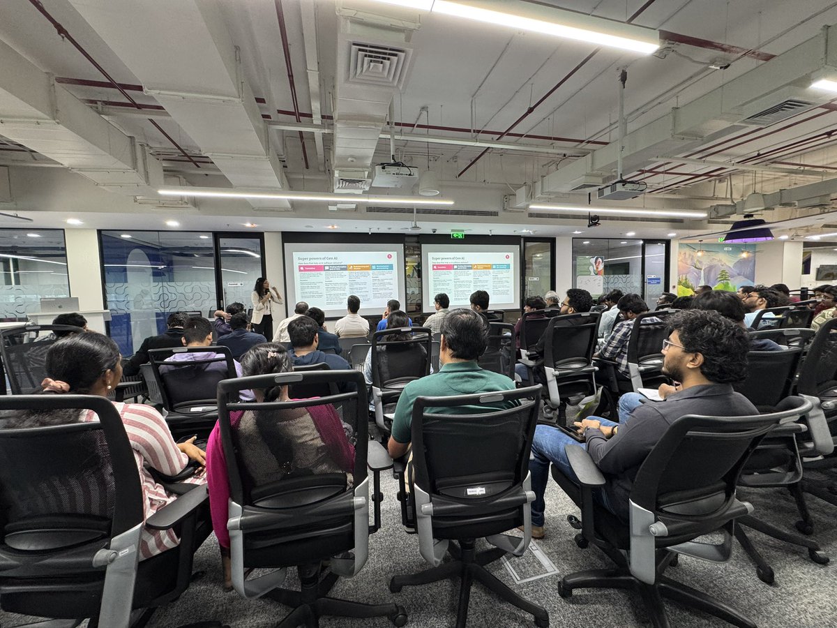 HydTechEvents's tweet image. We are at the @fifthel Open source AI meetup at @thoughtworks office #Hyderabad #HydTechEvents #Ai #AgenticAI