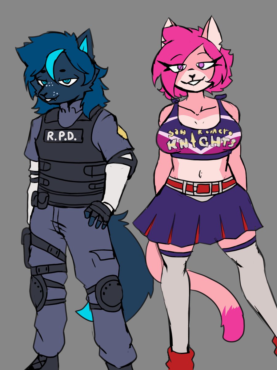 CDKitty_art's tweet photo. The Baker siblings are ready for Halloween and fighting zombies!
🎨: @NiteOmegamax32 thank you :3 https://t.co/LqE8eEKz4U
