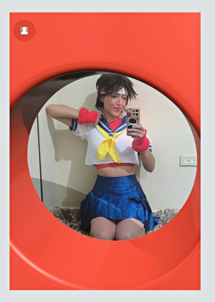 Happy Halloween 🎃🍬🍭..!!

Sakura from <a href="/StreetFighter/">Street Fighter</a> 💥👊🏼
#StreetFighter #cosplay #sakura #Halloween $bnkr #omi #Ar #handmade