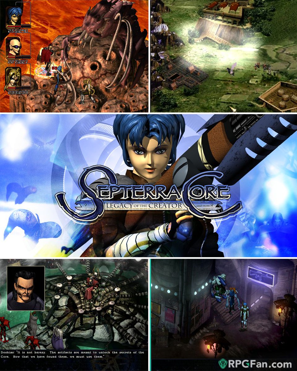 Obscure PC RPG Septerra Core: Legacy of the Creator was out 26 years ago (1999)!🌙  Set on floating continents circling magic-tech that holds it all together; this Western RPG looks like a sci-fi Diablo but with a strong JRPG/anime influence.

Review: rpgfan.com/review/septerr…