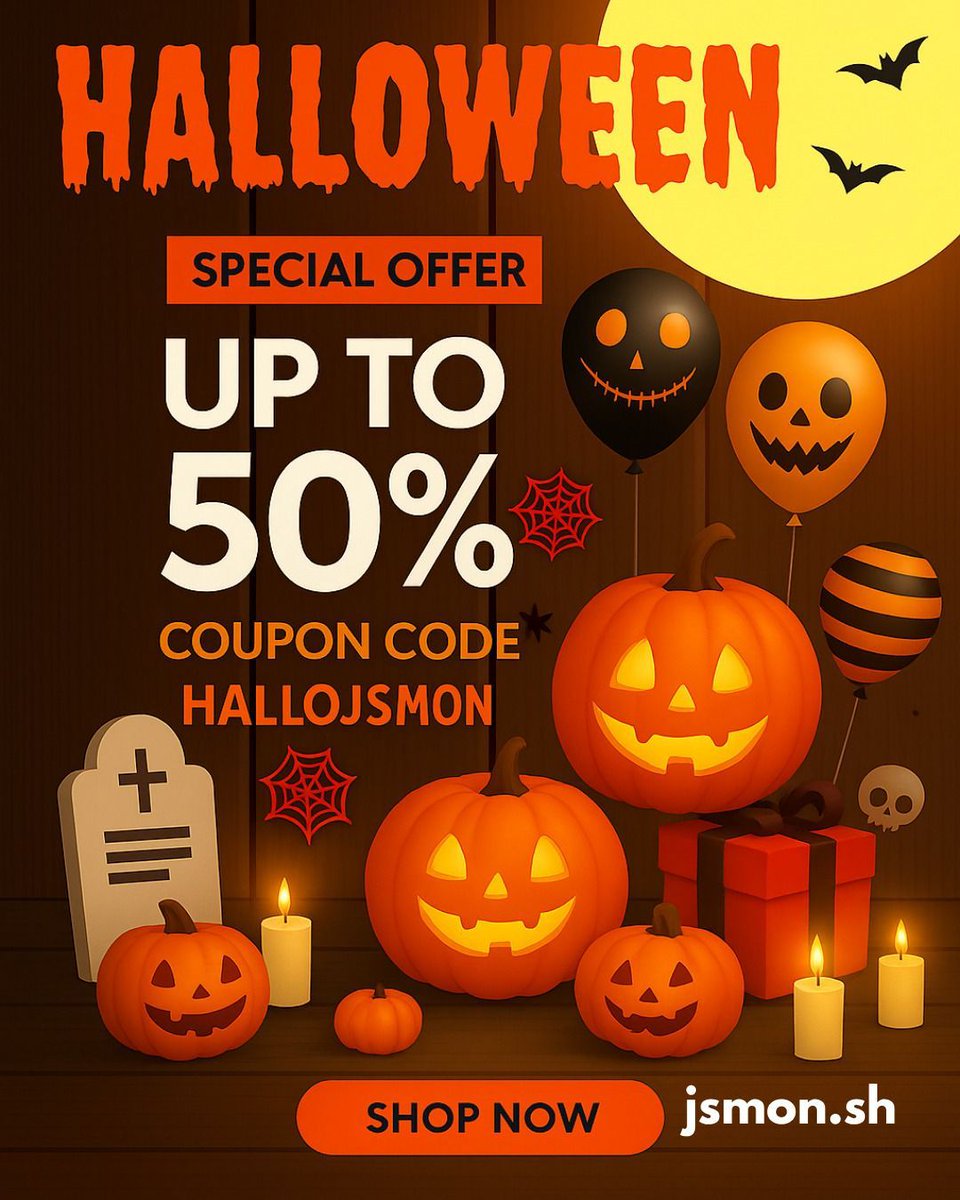 jsmonsh's tweet image. Halloween offer at Jsmon Pro Monthly &amp;amp; Yearly Subscriptions 50% Off (24 hours Left).

Scans for APIs, secret keys, cloud assets, PII data, third party packages, etc. with JS context.

Checkout jsmon.sh/halloween-offe…
#jsmon #bugbounty #offer #halloween