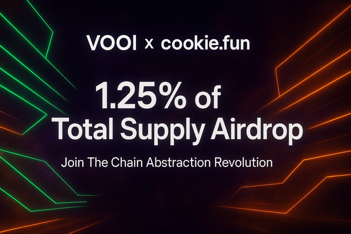HasbiG31's tweet photo. VOOI is not just another DEX. It’s a gasless derivatives aggregator that lets you trade Crypto, Stocks, &amp; Forex across multiple chains without the headache of gas fees. https://t.co/gXT7FBIK86