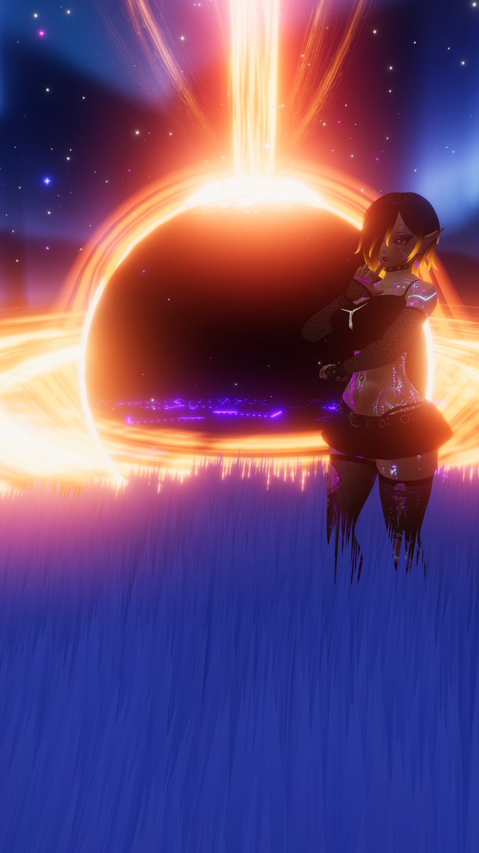 I think the world is about to end are you ready 

You can get this model here on the 7th if u preorder it u get exclusive toys and 10$ off 
<a href="/Serapheminine/">Celestial Storefront</a> has put so much time into this model dont forget to join their discord
jinxxy.com/SaintOfSerpent…