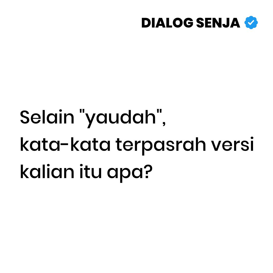 Dialog Senja tweet media