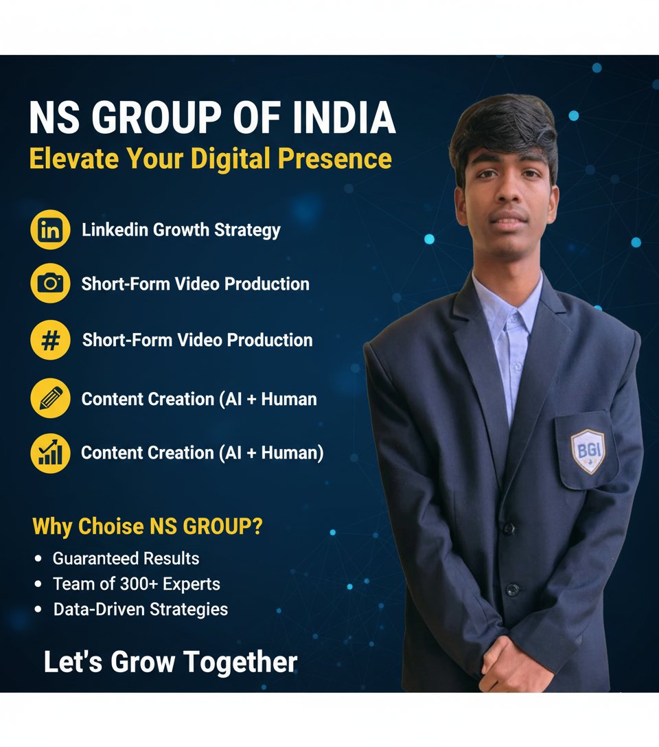 mr_nirajkumar07's tweet image. Real growth doesn’t happen overnight.
It comes with strategy, patience, and consistent effort.
At NS Group of India, we help businesses, creators, and founders grow their online presence with real, measurable results.
🚀 No fake promises
Work with us 👉 nsgroupofindia.odoo.com/contactus