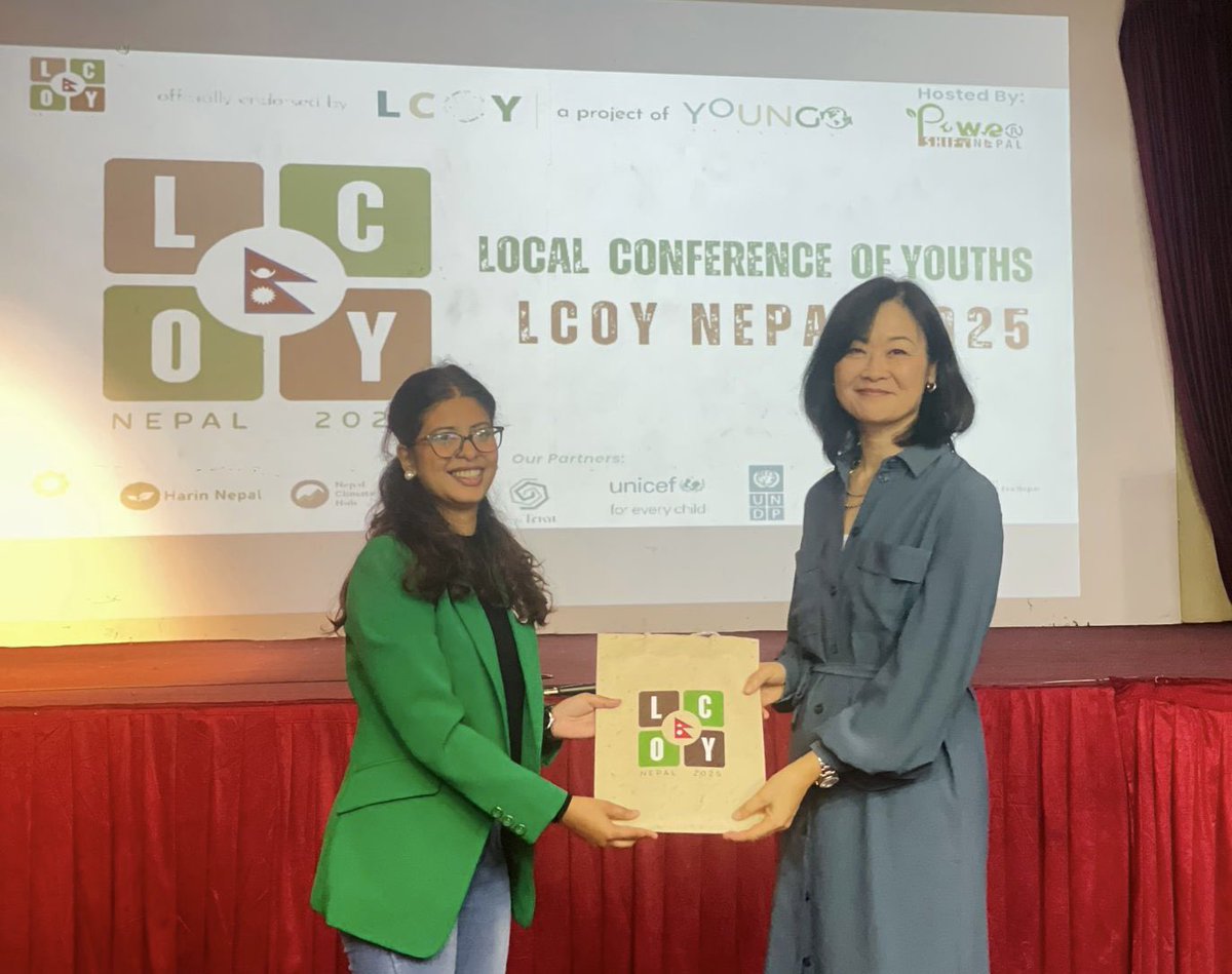 Local Conference of Youth (LCOY) Nepal 2025 brought together over 100 passionate young people from across the country—diverse in voice, united in purpose.

Co-organized by <a href="/UNDPNepal/">UNDP in Nepal</a>, <a href="/unicef_nepal/">UNICEF Nepal</a>, <a href="/powershiftnp/">Power Shift Nepal 🌱🏔🌏</a>, and youth-led organizations, the conference served as a platform