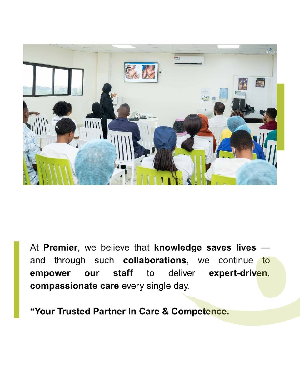 STAYING AHEAD, CARING BETTER 💙

Premier Hospital, in partnership with Coast General Teaching &amp; Referral Hospital, held a CME on MPOX -empowering our staff with vital knowledge to respond effectively and safely.

 #ContinuousQualityImprovement #ExpertDrivenCare #CompassionInCare