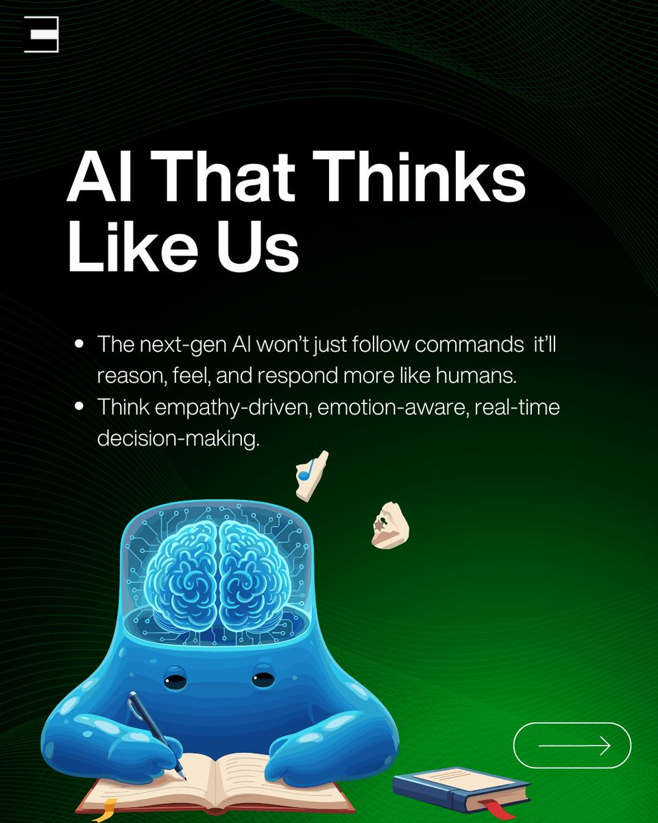 wisefolksmedia's tweet image. We’re entering an era where AI doesn’t just assist — it understands, creates, and evolves with us.
From smarter tools to emotional intelligence, the future is no longer science fiction — it’s the next scroll away. 🚀

#AITalks #FutureOfTech #AITrends #NextGenAI #DigitalInnovation…