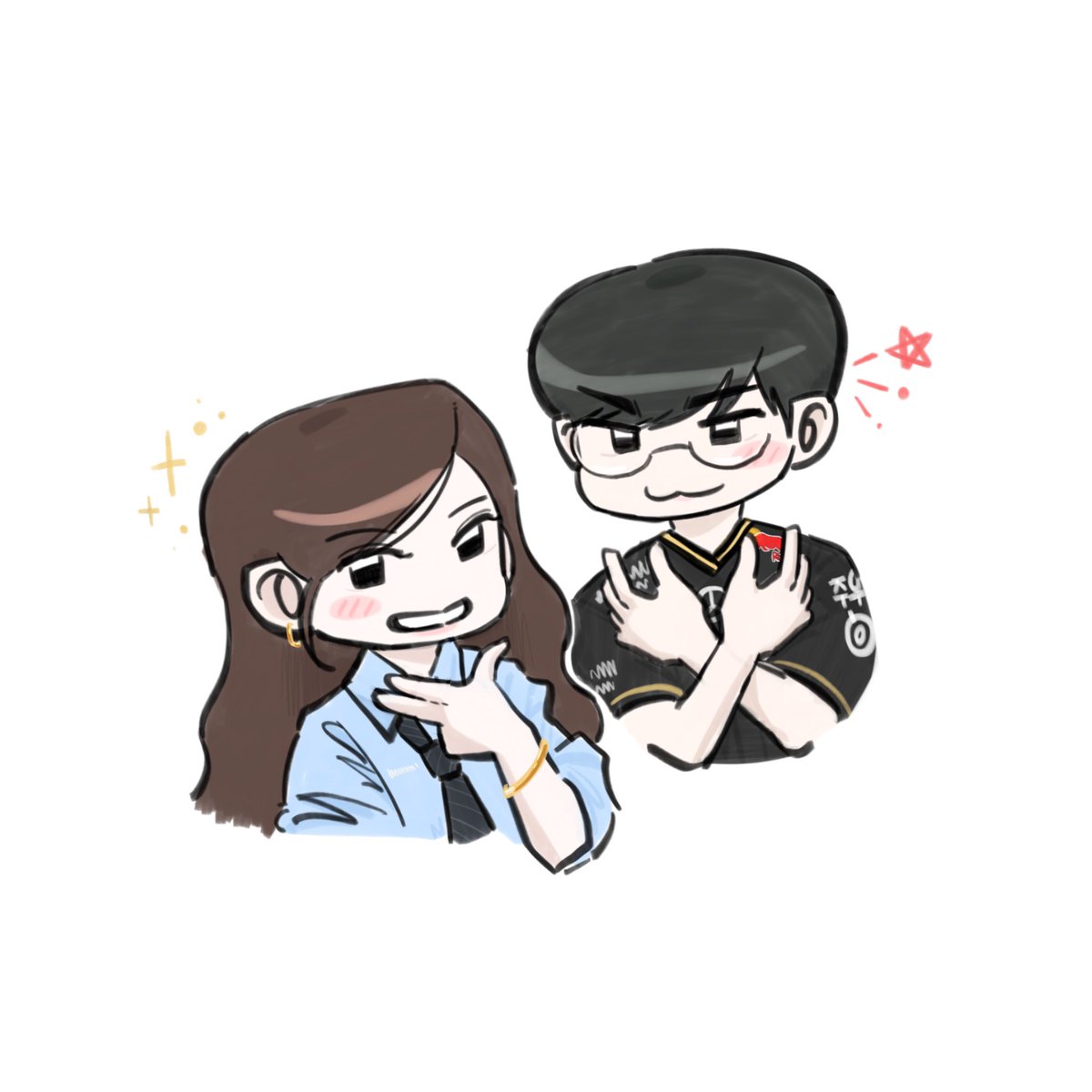 3erani's tweet photo. 😼 #Jeesun #Gumayusi https://t.co/6deym4aK9d