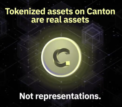 Canton Shaping the Future of Institutional Finance with Tokenized Assets 🔗

✅ Tokenized Assets as Real Assets  

<a href="/CantonNetwork/">Canton Network</a> emphasizes that tokenized assets are "real assets" not representations. This enables institutions to use Canton's L1 as trusted on chain records.