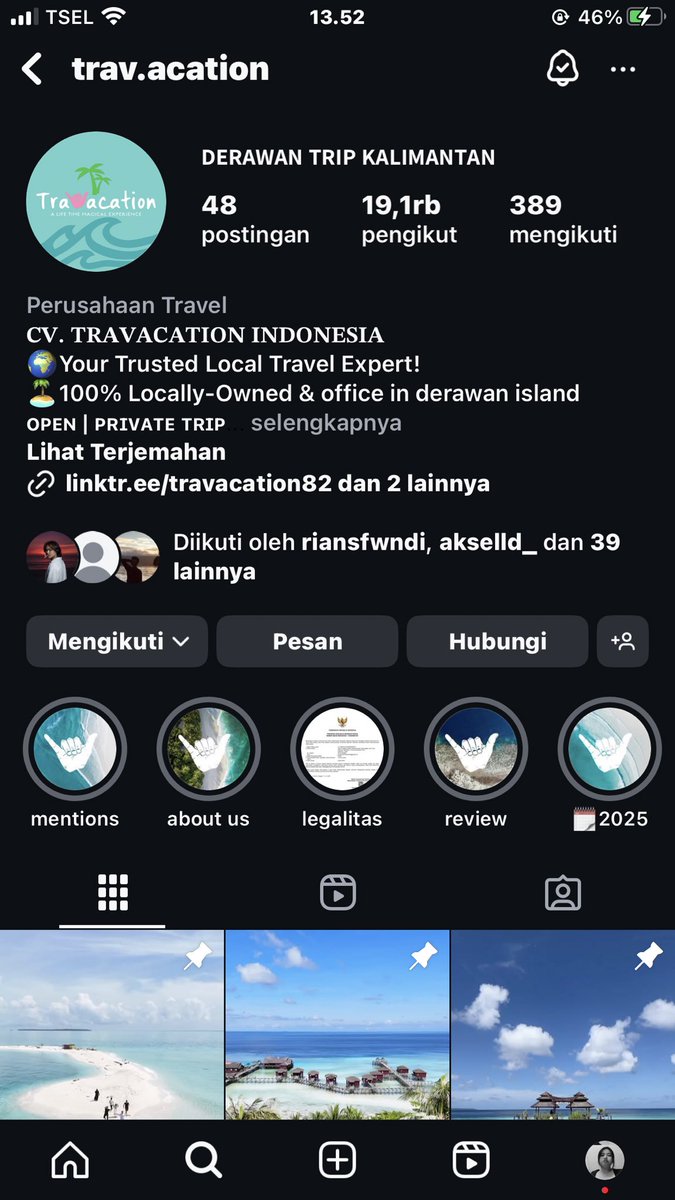 guys sorry kemarin ada beberapa dm di twit aku ga cek soalnya jarang buka x jadi yang mau nanya seputaran trip boleh lngsung ke ig trip aku yaaa aku lebih fastrespon disitu thankyou💖🏝️🐬