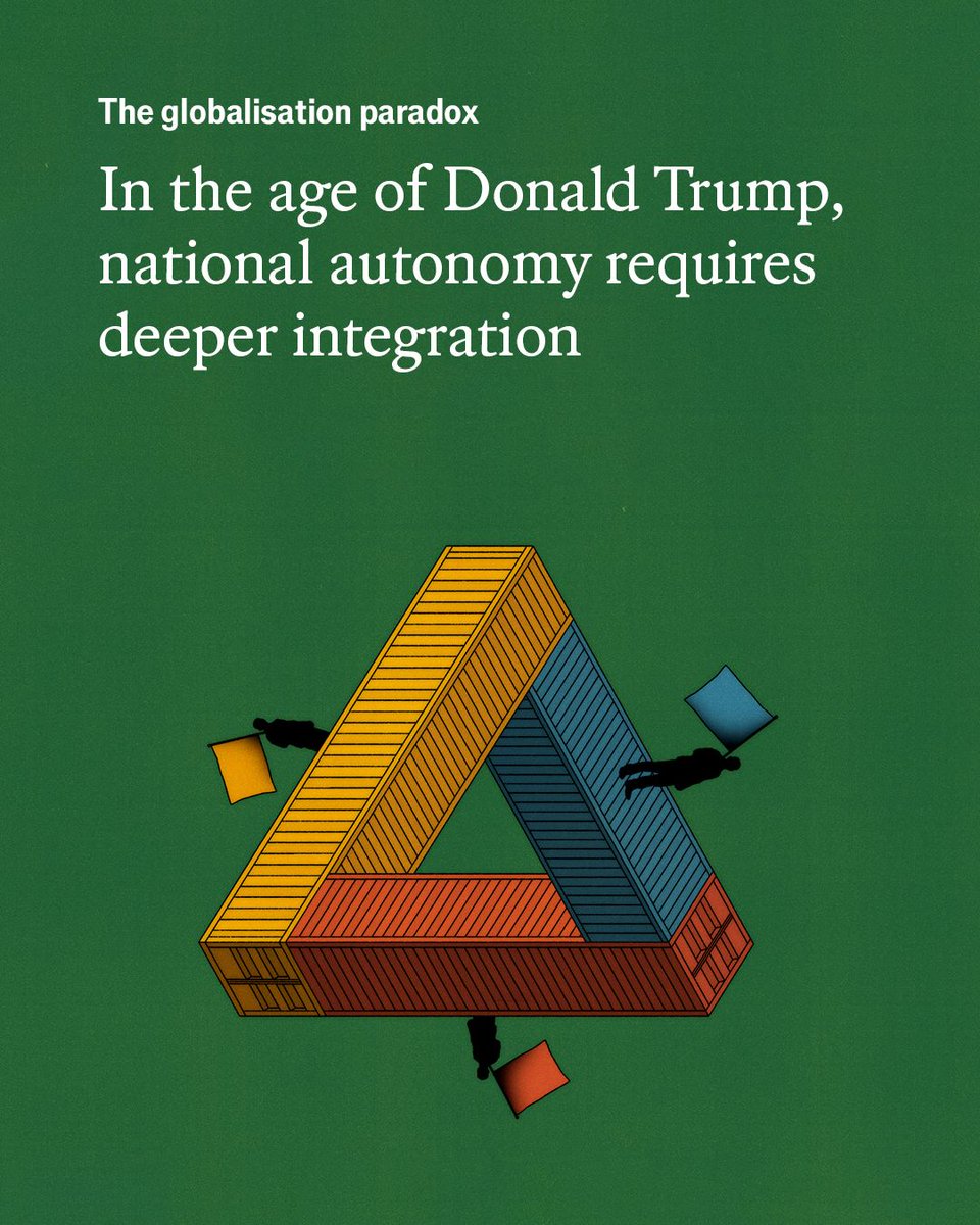 As global guardrails weaken, countries are learning that autonomy now comes from integration. We explain why econ.st/4olB7xR

Illustration: Alvaro Bernis