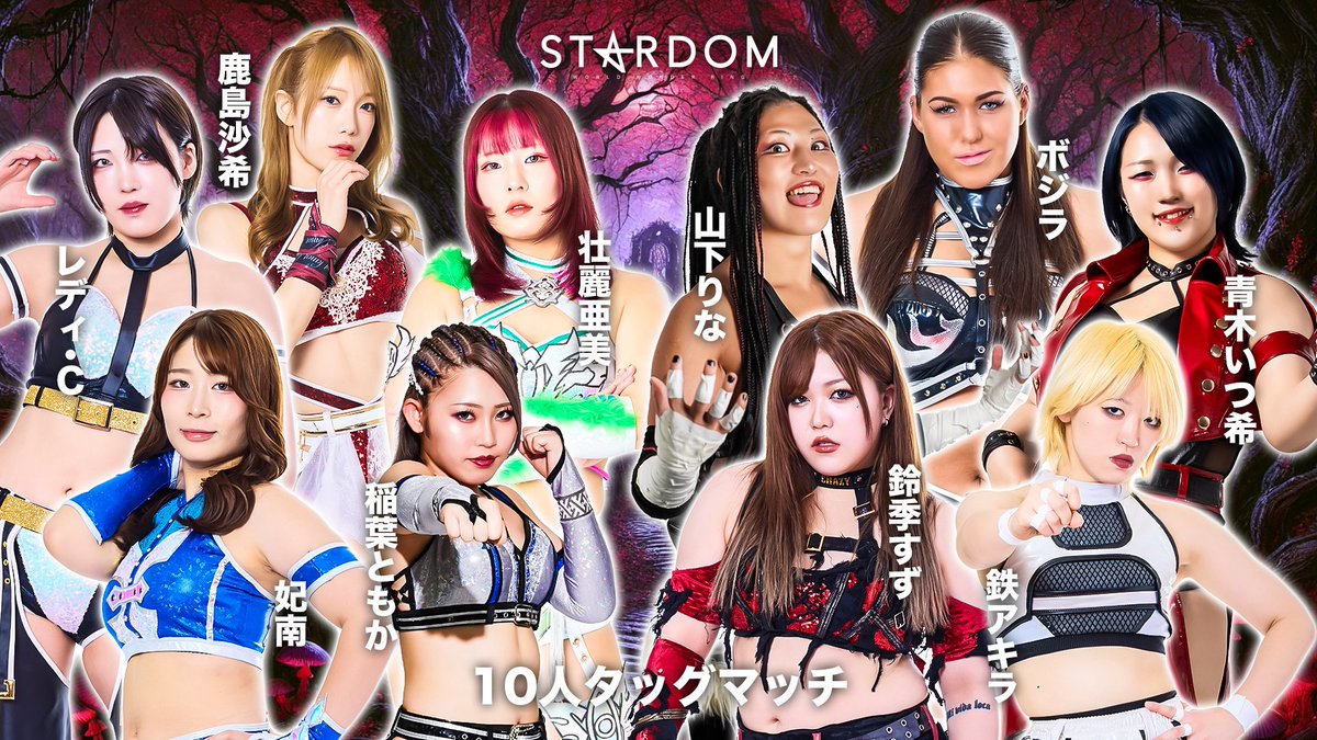 wwr_stardom's tweet image. 【💫試合結果💫】
STARDOM in CHIBA 2025
2025年11月1日（土）
TKPガーデンシティ千葉　3Fシンフォニア

◆10人タッグマッチ
壮麗亜美＆鹿島沙希＆○妃南＆レディ・Ｃ＆稲葉ともか
（17分28秒、変形ジャックハマー→片エビ固め）
鈴季すず＆山下りな＆青木いつ希＆ボジラ＆●鉄アキラ…