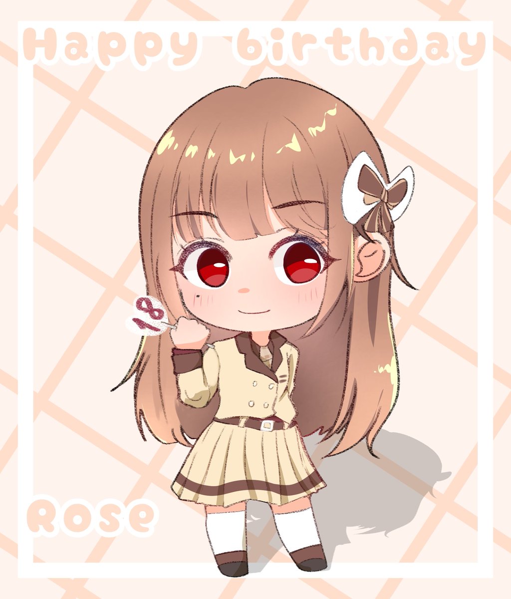 แฮปปี้เบิร์ธเดย์ น้องโรส 1.8ขวบ
💕🐰
#RoseBNK48 #BNK48 #BNK48Fanart 
#18thBloomingRose