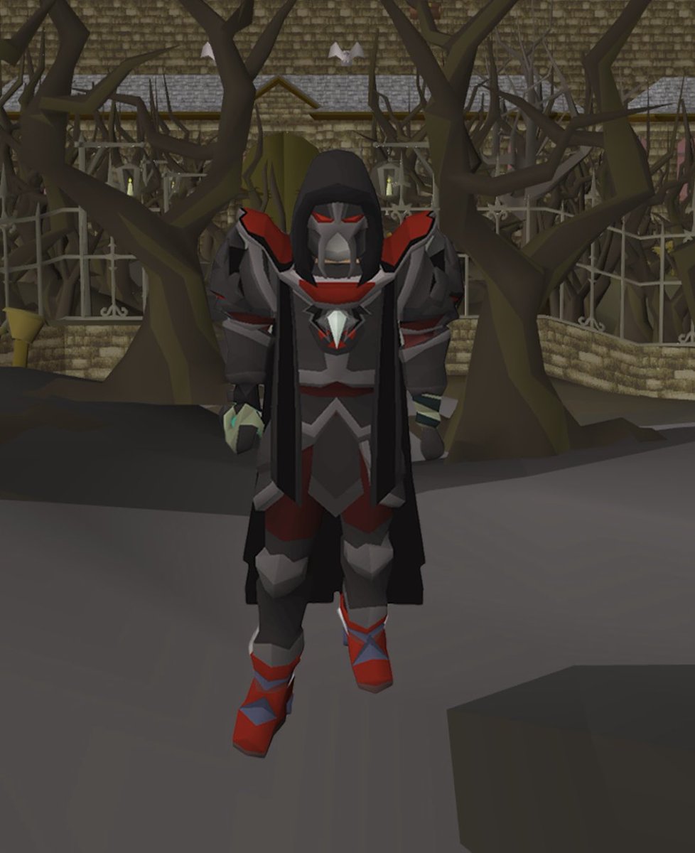 That looks Hard! <a href="/OldSchoolRS/">Old School RuneScape</a> when do we get it the Hooded Slayer Helm 🪖?!?!