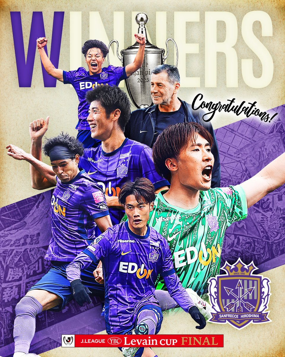 𝐖𝐈𝐍𝐍𝐄𝐑𝐒🏆️ 2025JリーグYBCルヴァンカップ 優勝