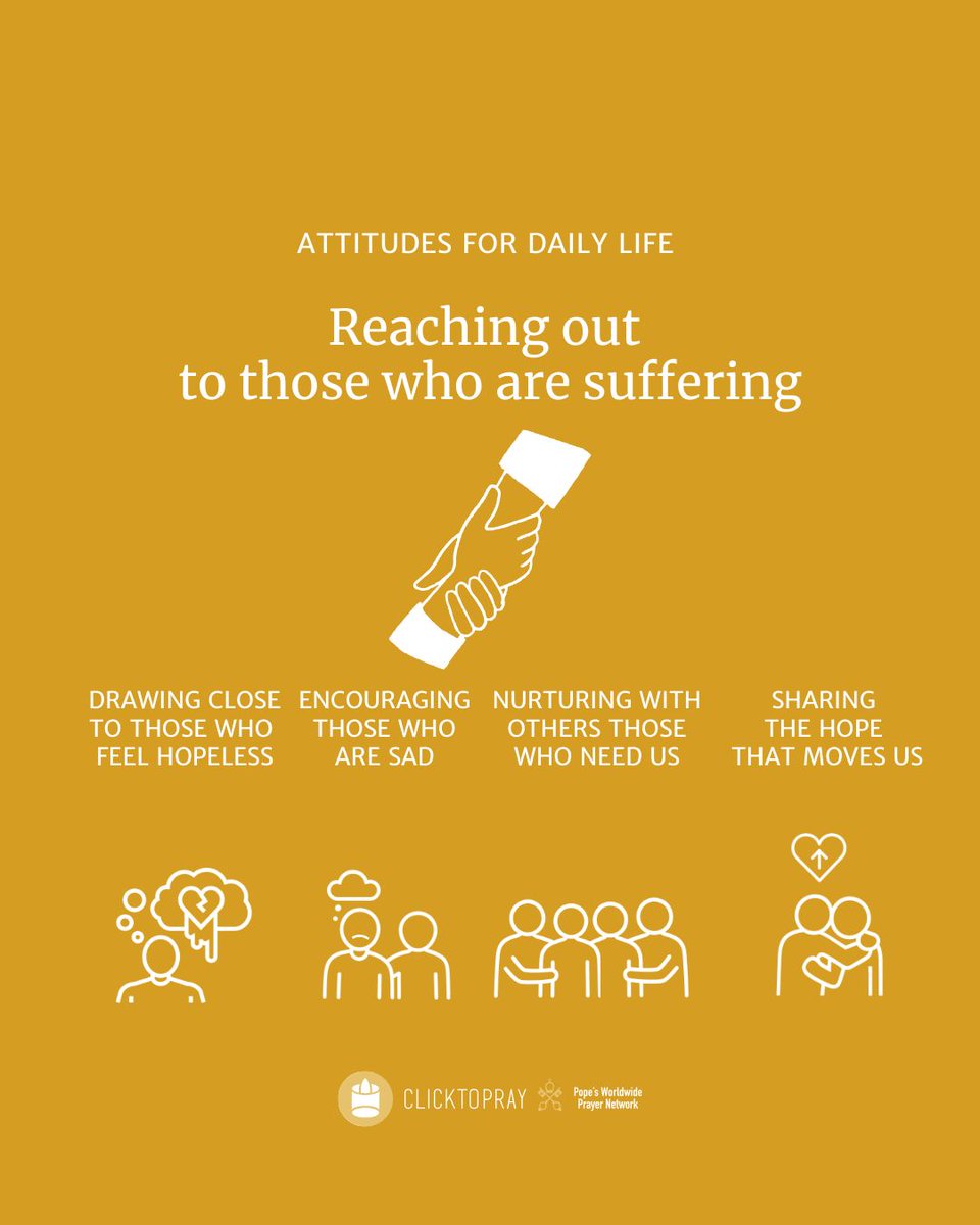 clicktopray_en's tweet photo. @PhoenixDiocese We invite you to pray together for this new challenge. Discover in these images:👇
✅ The Pope's prayer intention
✅The monthly prayer
✅ Attitudes for daily life
Throughout the month, let’s pray together on #ClickToPray 🔗https://t.co/fWM5qGhG38
#ThePopeVideo https://t.co/3jWGGPDNL4