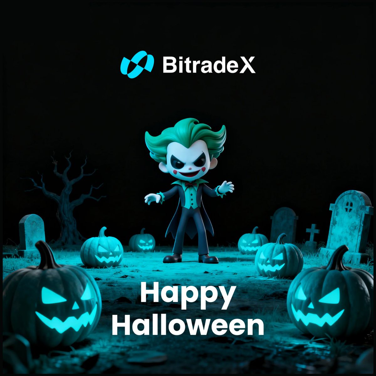 BitradeXCN's tweet image. 🍬 Trick or Trade!🍬 
Bitradex万圣节福利正在路上……保持关注，别错过“惊吓”哦  

祝交易愉快，万圣节快乐🎃