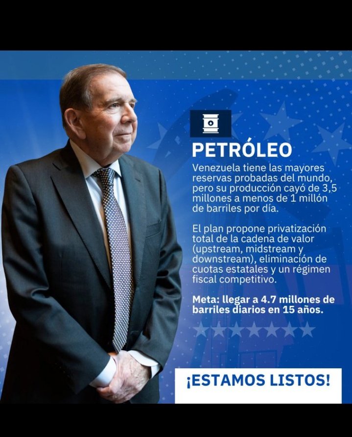 🇻🇪Estamos listos !

Edmundo y MCM tienen el plan perfecto para hacer grande a Venezuela!

Dios con nosotros🙏