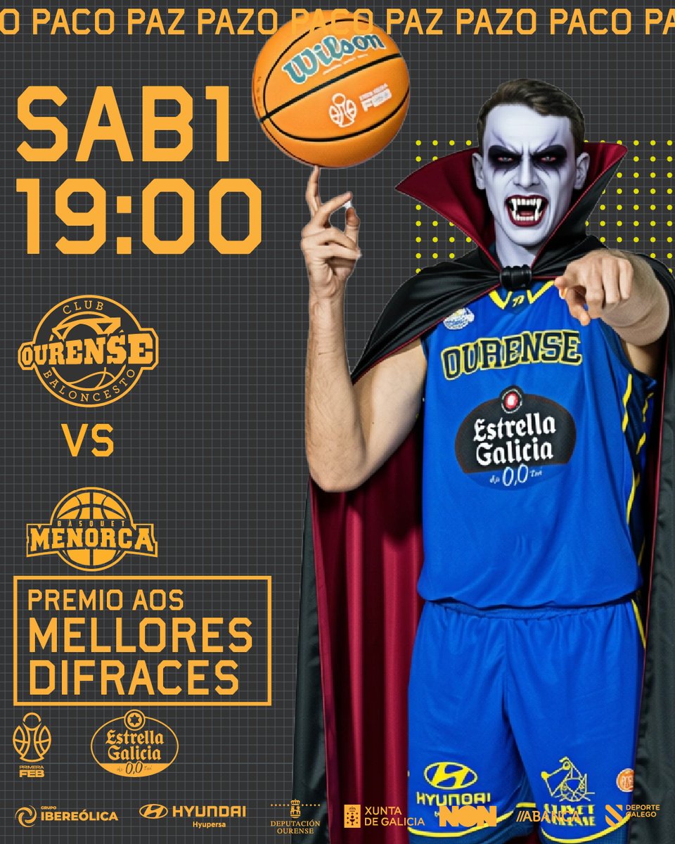 🏀 DÍA DE PARTIDO‼️

🕗 19:00 horas
📍Paco Paz
📺 Marcatv e <a href="/LaLigaPlus/">LALIGA+</a> 
📻 <a href="/OurenseSiRadio/">Ourense Si Radio</a> 
🎫 taquillacob.com

#VolveremosETiXaEstabas