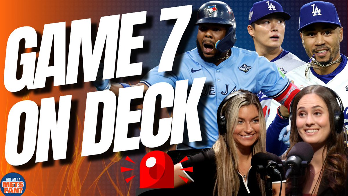 WhyMetsPod's tweet image. 🚨🚨NEW EPISODE OUT NOW🚨🚨

We are going to GAME 7 of the World Series! Recapping another dominant performance from Yamamoto on Friday to even the series once again

WATCH: youtube.com/watch?v=gOpNi9…